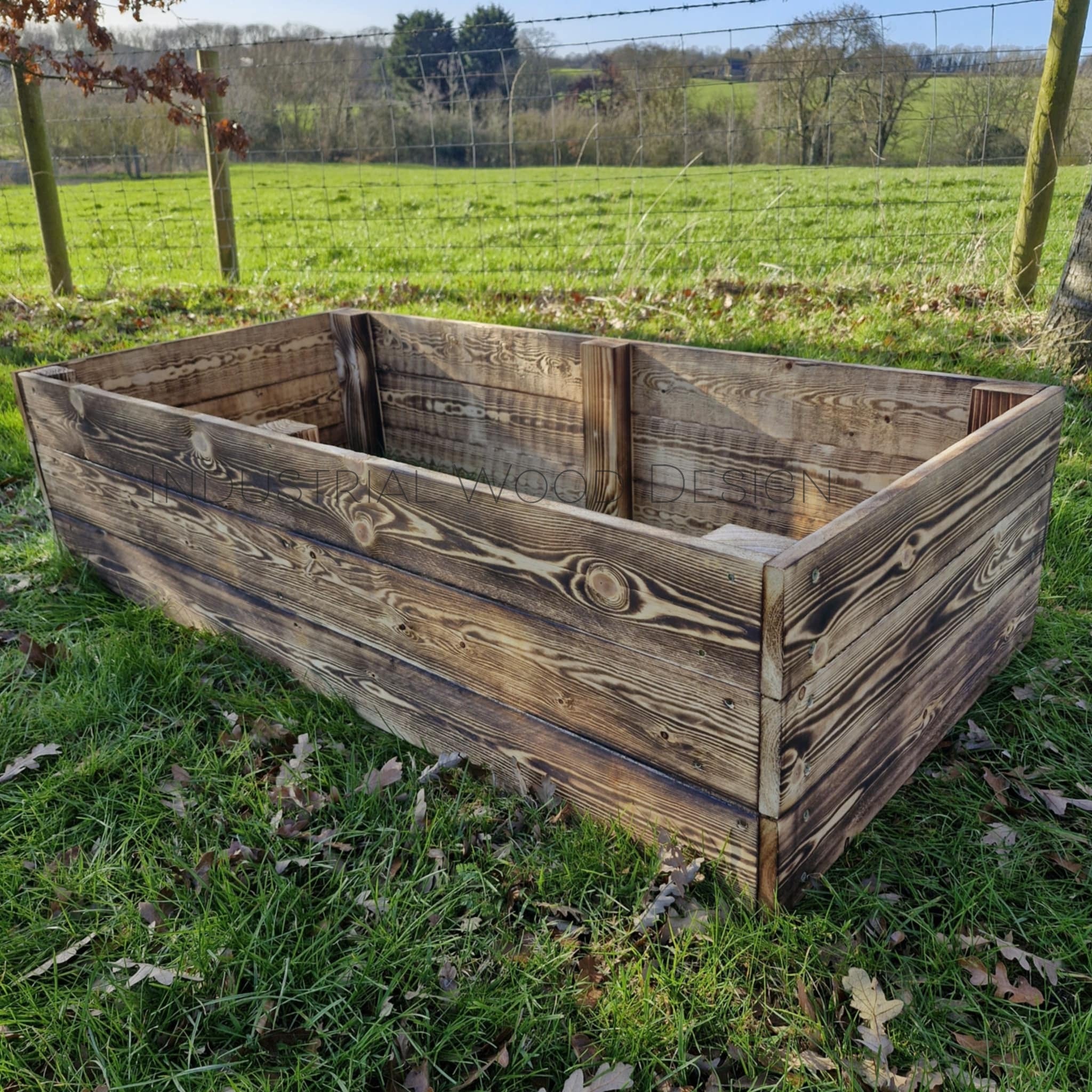 Raised Bed Planter - L:120cm W:60cm H:30cm - ECO TREATED Vegetable Gar ...