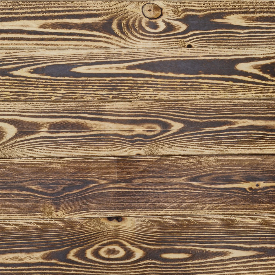 Scorched Scandinavian wall Cladding L:1200mm W:100mm D:16mm per M2