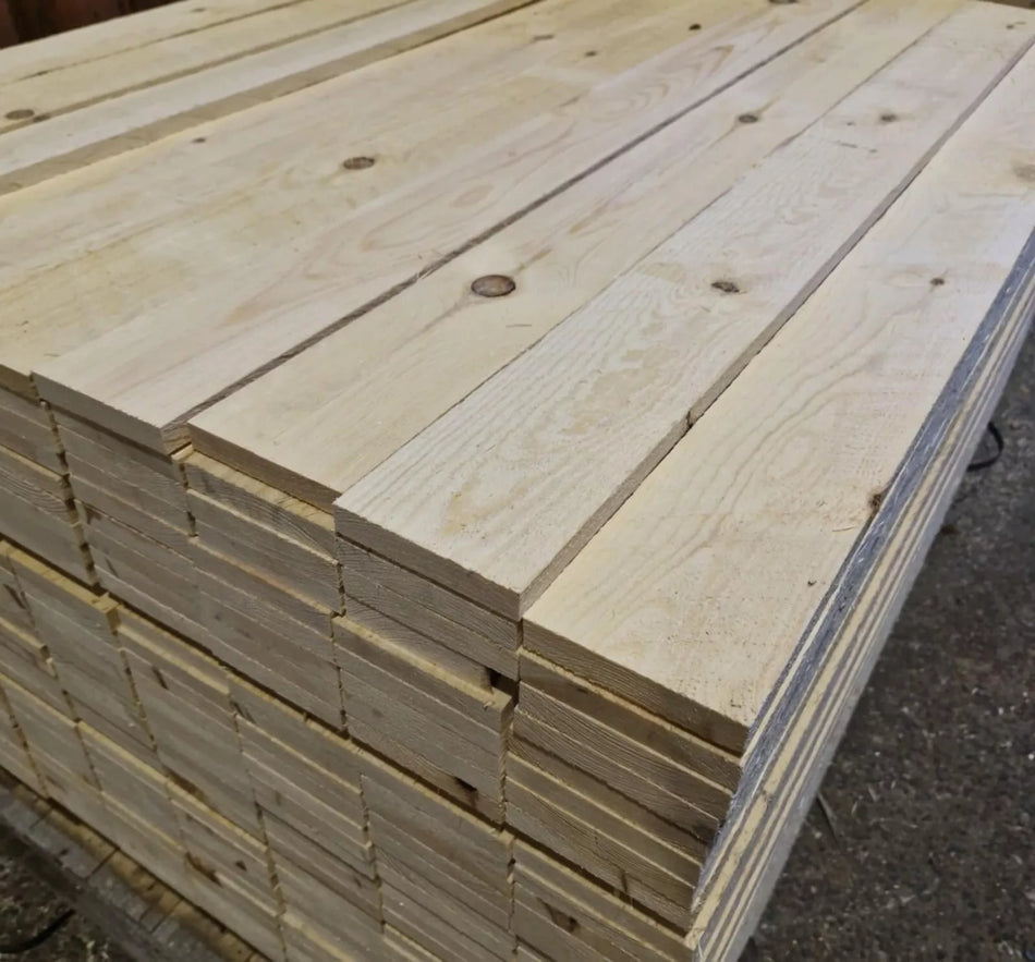 Scandinavian Pine Boards L:1000mm W:100mm D:16mm 10 Pack